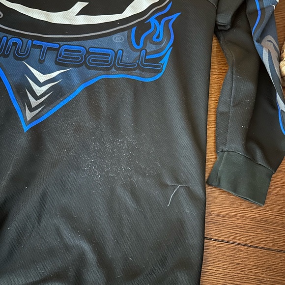 Black and Blue Paintball Jersey - Picture 2 of 2